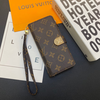 Monogram Canvas Leather Carteira Samsung Casel Case
