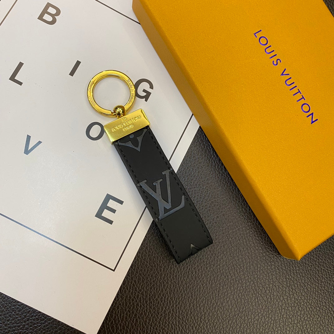 Luksus LV Monogram Keychain Collection - Klassiske farger med gullvare