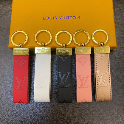 Luksus LV Monogram Keychain Collection - Klassiske farger med gullvare