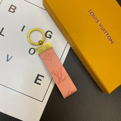 Luksus LV Monogram Keychain Collection - Klassiske farger med gullvare