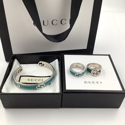 Blue- Green Good Ring & Bracelet