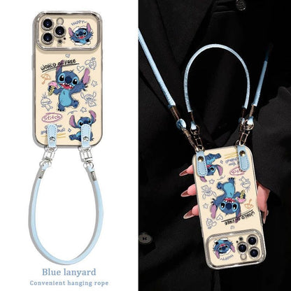 Trendy Stitch iPhone Case - Fun Alien Aesthetic, Durable Drop - Resist Shell