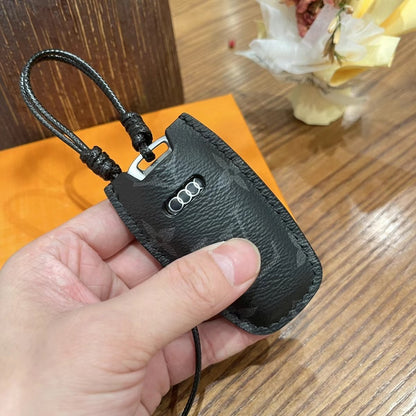 Luksuriøst smartnøkkeldeksel i skinn – designet for Audi, BMW, Benz & VW 🚗✨
