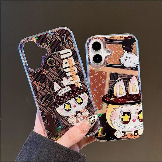 Custodia per il telefono coniglietto di cartoni animati ispirato | Monogram elegante e design carino per iPhone