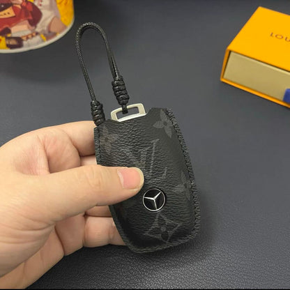 Luksuriøst smartnøkkeldeksel i skinn – designet for Audi, BMW, Benz & VW 🚗✨