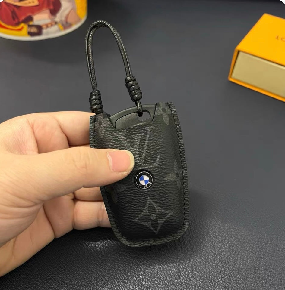 Cover per chiave in pelle premium per conducenti BMW 🚘