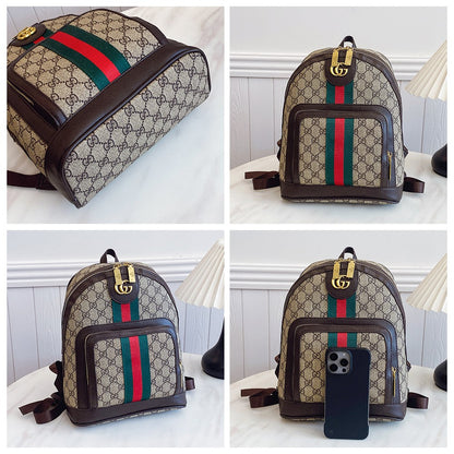 Luxury Monogram Backpack | Vintage Inspired Travel & Daily Bag