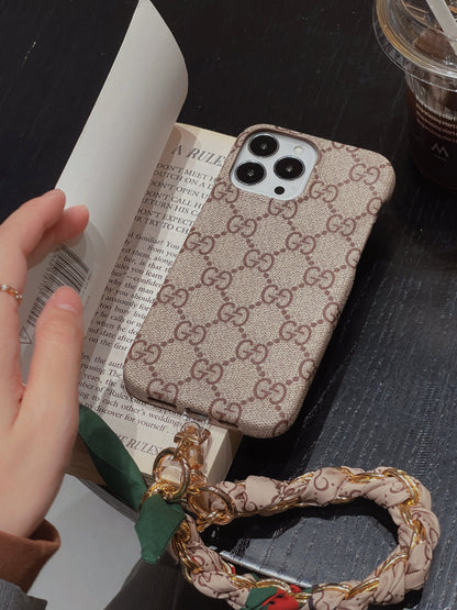 Custodia per iPhone del braccialetto di seta Lou