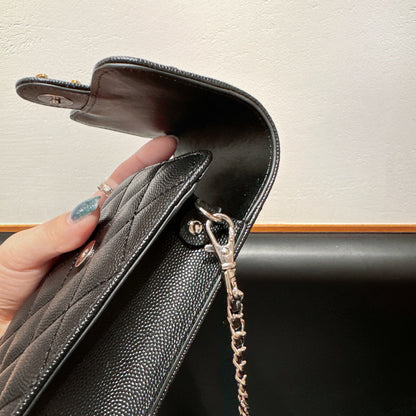 Crossbody läder telefonpåse