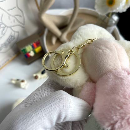 Cute Sunflower Plush Keychain - Vivian Poll Bag Charm voor vrouwen, auto- en rugzakdecoratie