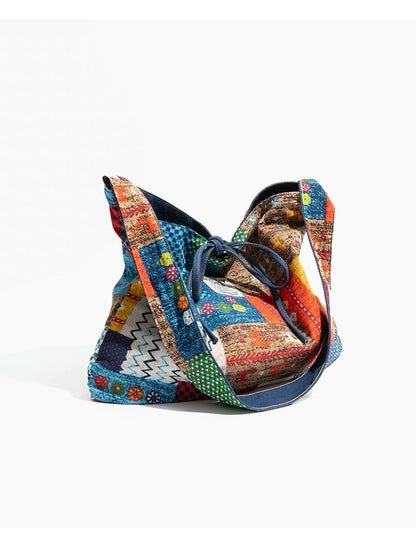 Boho Patchwork Canvas Bag Southle