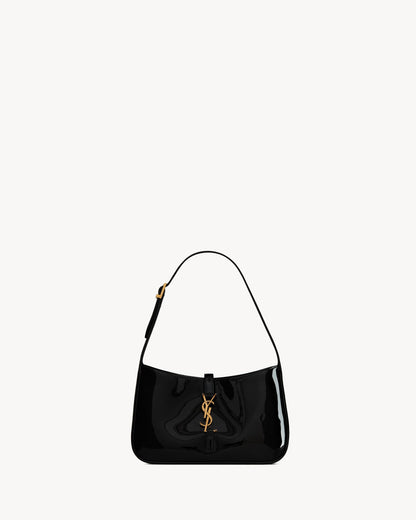 Saint Laurent Le 5 à 7 szabadalmi bőr hobo - Burgundia elegancia