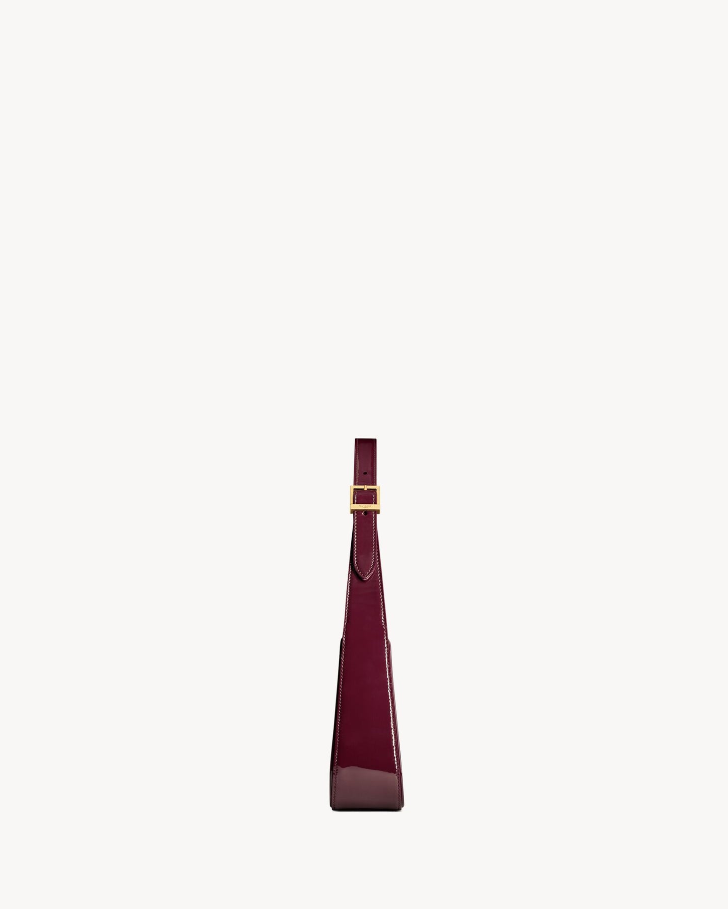 Saint Laurent Le 5 à 7 szabadalmi bőr hobo - Burgundia elegancia