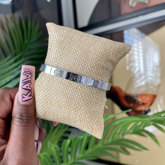 Silver Love Bracelet (with screwdriver)