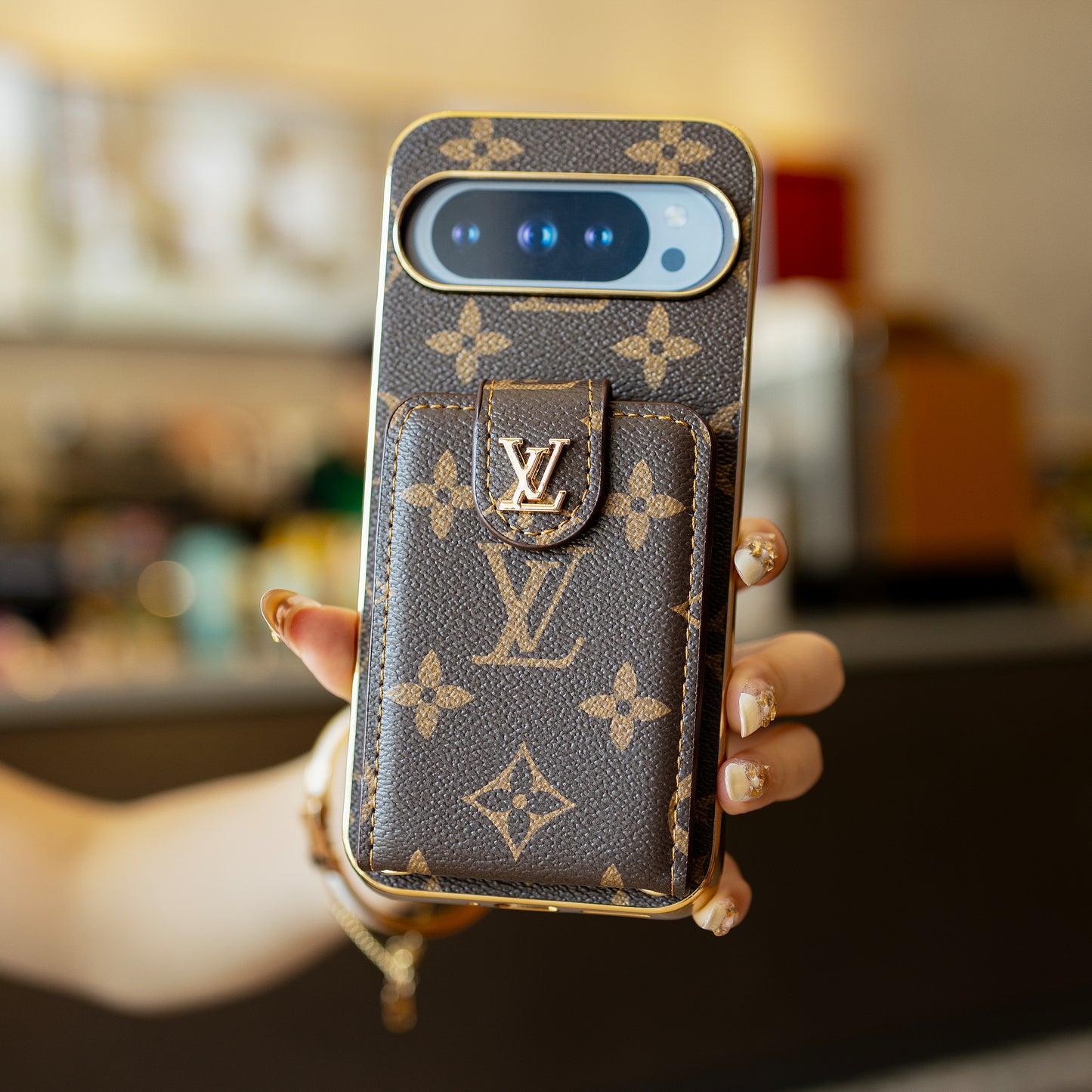 Luxusní styl pouzdra na telefon Google Pixel