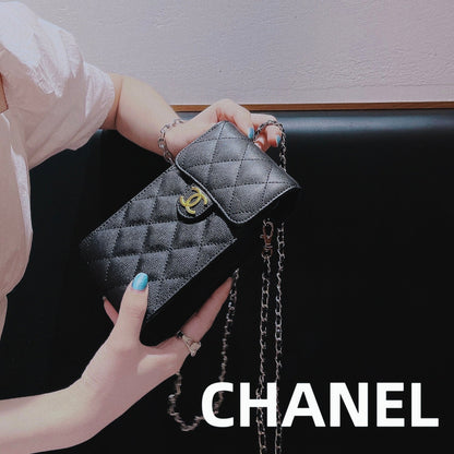 Crossbody läder telefonpåse