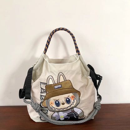 Labubu Explorer Tote Bag - Cute Meets Utility