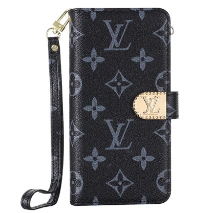 Monogram Canvas Leather Carteira Samsung Casel Case