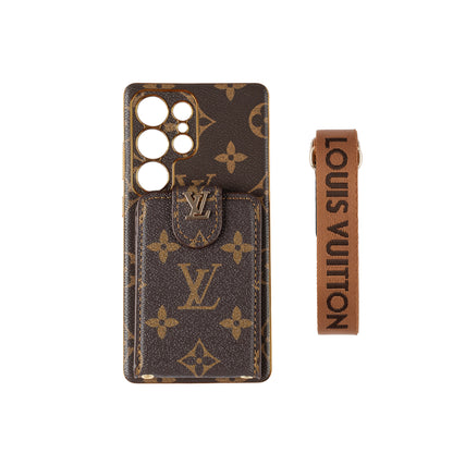 Luxusní držák karty - Styl Lanyard Samsung Telefonní pouzdro
