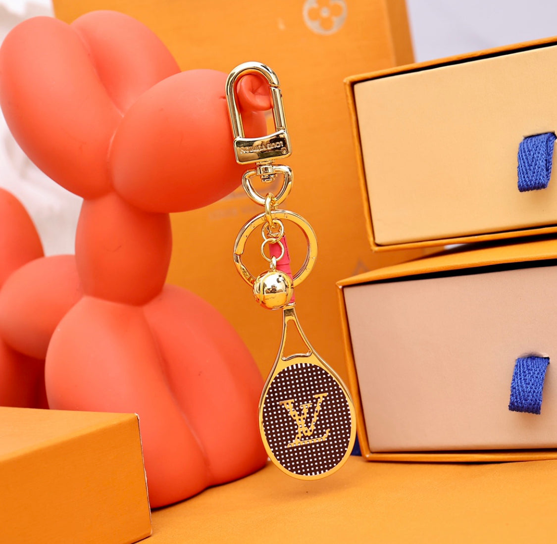 tennisracket LV Keychain