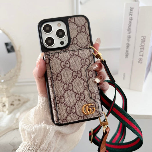 GG Side Card Bag Crossbody Case di iPhone