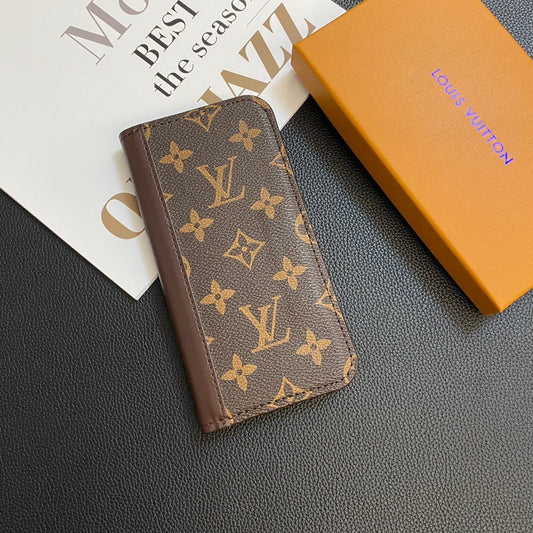 Potah kožených karet monogramu Galaxy pro Samsung