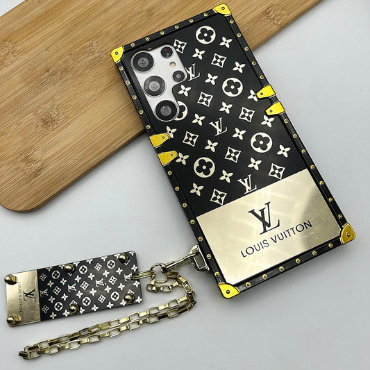 Samsung Galaxy S24 Series Luxury Brand Brand Trunk pouzdro s řetězem