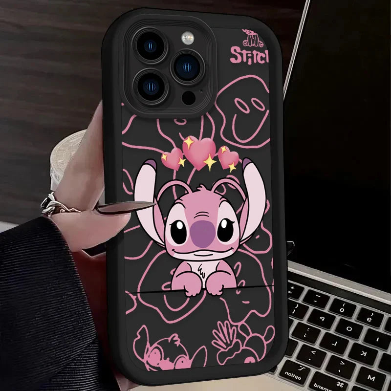 Cute Disney Stitch Angel Phone Case
