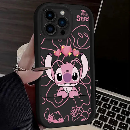 Cute Disney Stitch Angel Phone Case