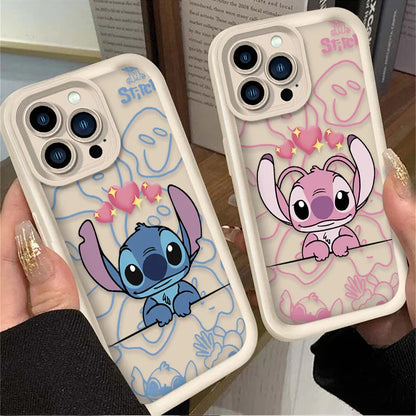 Cute Disney Stitch Angel Phone Case