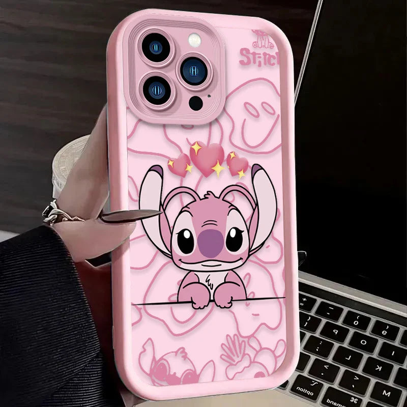 Cute Disney Stitch Angel Phone Case