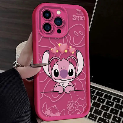 Cute Disney Stitch Angel Phone Case