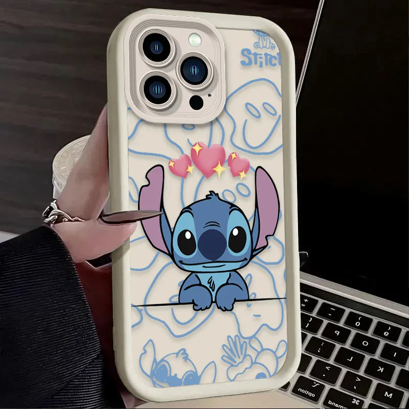 Cute Disney Stitch Angel Phone Case