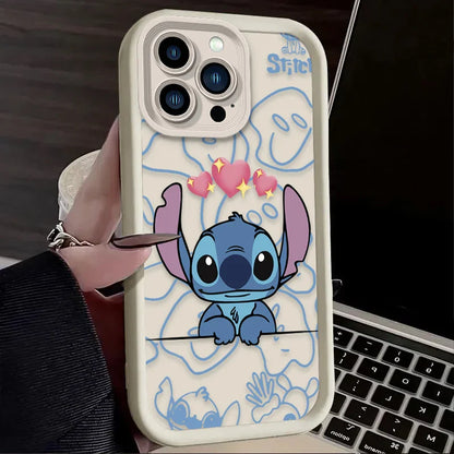 Cute Disney Stitch Angel Phone Case
