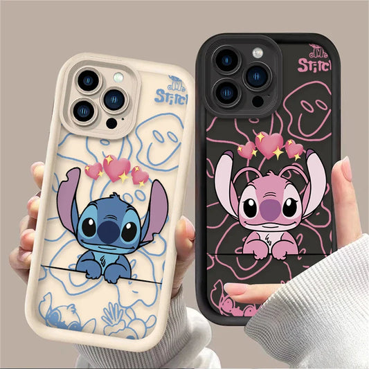 Cute Disney Stitch Angel Phone Case