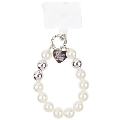 Black Beaded Bracelet Phone Strap – Stylish & Functional