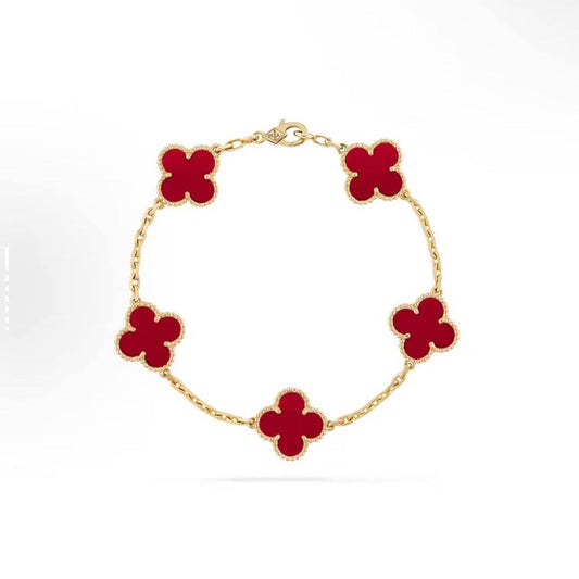 Vintage Leaves Colorful Bracelet