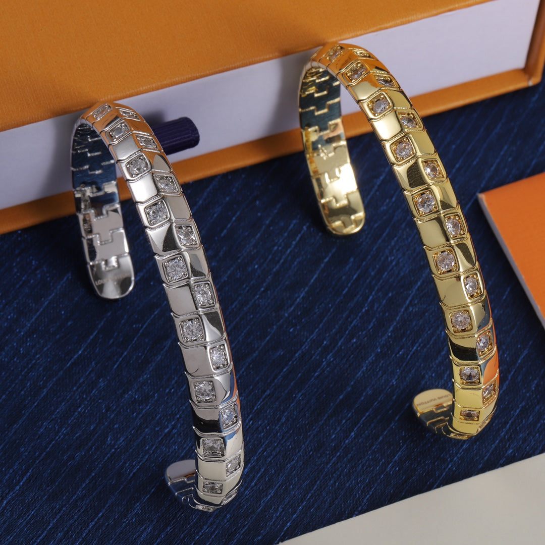 Gold Love Open Bracelet