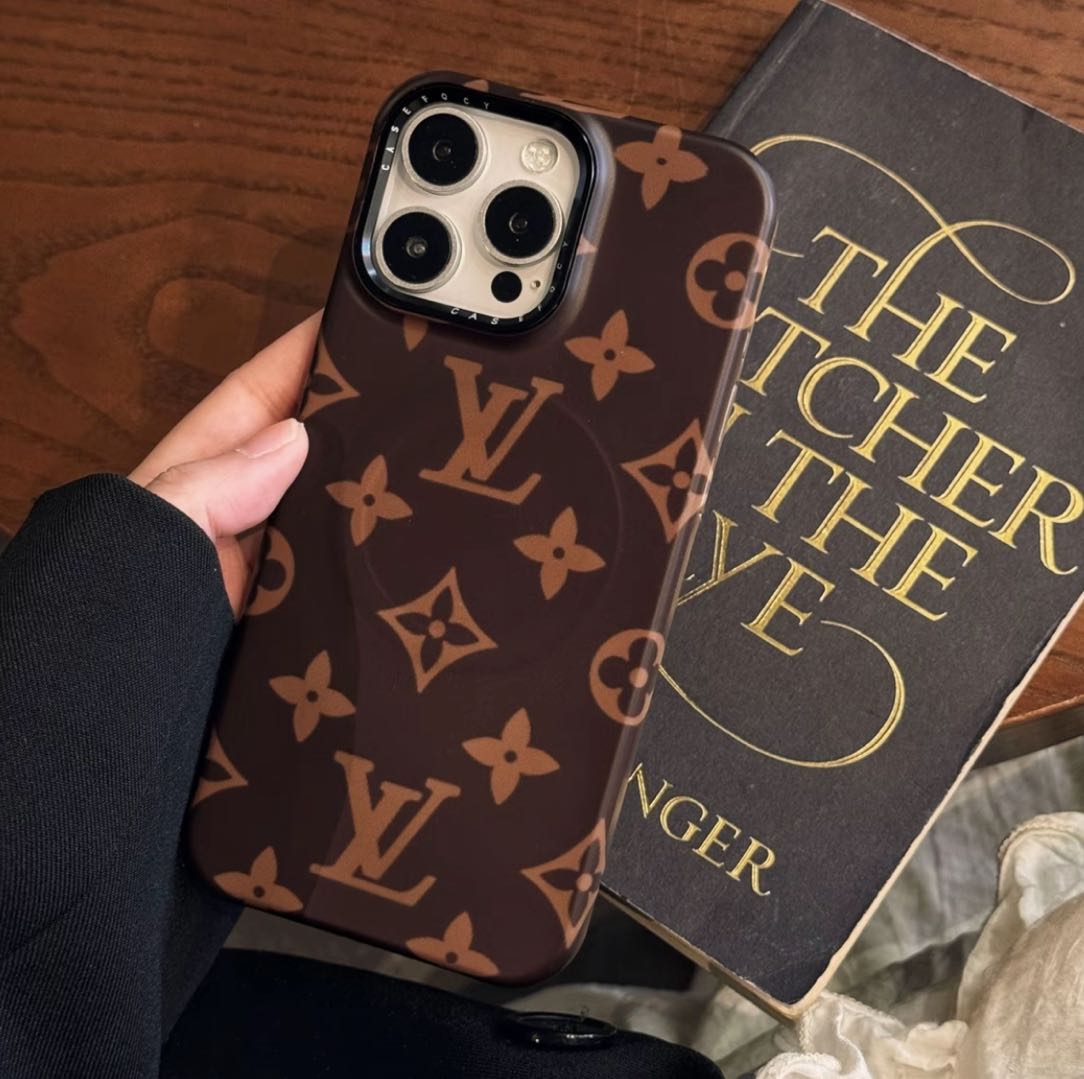 Magia magnetica!  Custodia monogramma con pop - socket - cassa di iPhone Snap & Slay