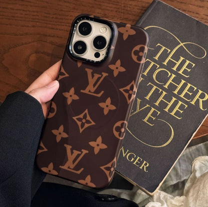 Magia magnetica!  Custodia monogramma con pop - socket - cassa di iPhone Snap & Slay