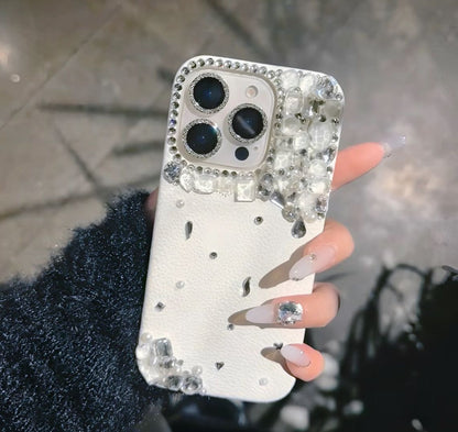 Crystal - Case di telefono accento: custodia per iPhone eleganza discreta