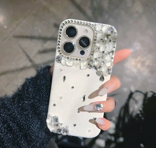 Crystal - Case di telefono accento: custodia per iPhone eleganza discreta