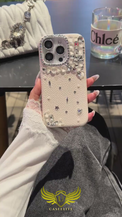 Crystal - Case di telefono accento: custodia per iPhone eleganza discreta