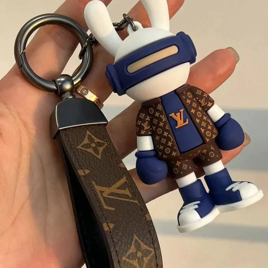 Tyylikäs LV X Rabbit Keychain